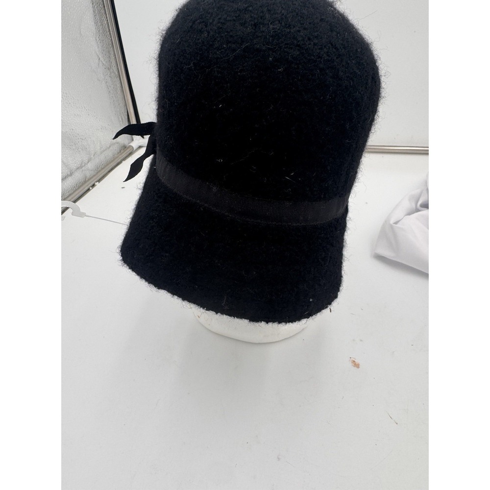 vintage Black BETMAR fedora‎ HAT new york 💯 WOOL made in the USA